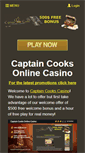 Mobile Screenshot of captaincooksonlinecasino.com